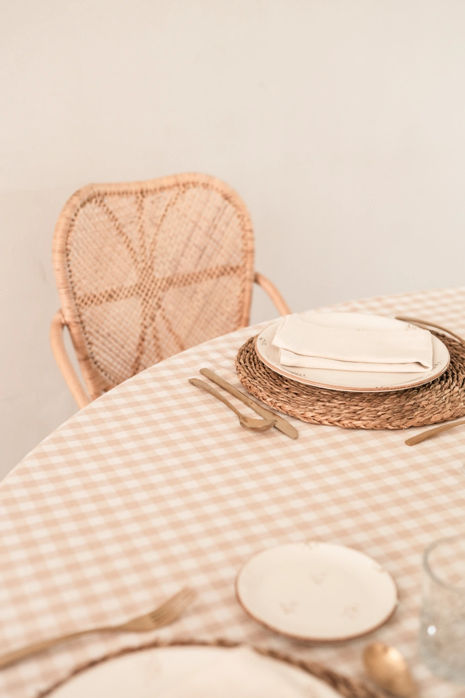 Vichy Beige para eventos y bodas