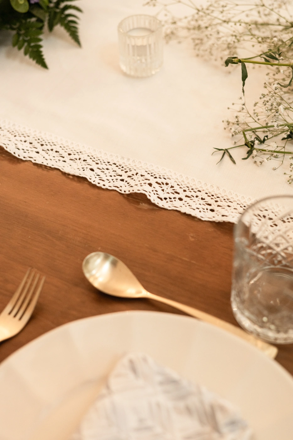 Beige Encaje vista 3